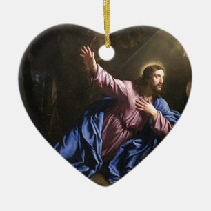 Faith Love Cross Prayer Christianity Peace Destiny Ceramic Ornament