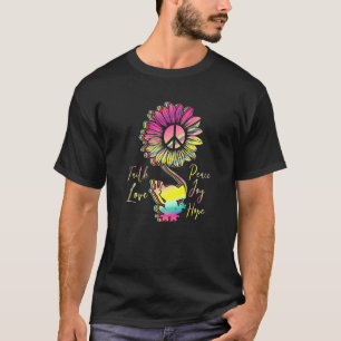Faith Love Peace Joy Hope Frog Sign Yoga Frogs Hip T-Shirt