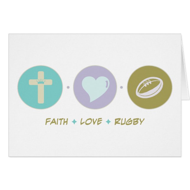 Faith Love Rugby (Front Horizontal)