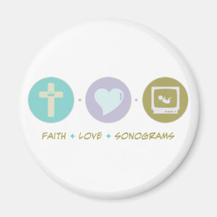 Faith Love Sonograms Magnet