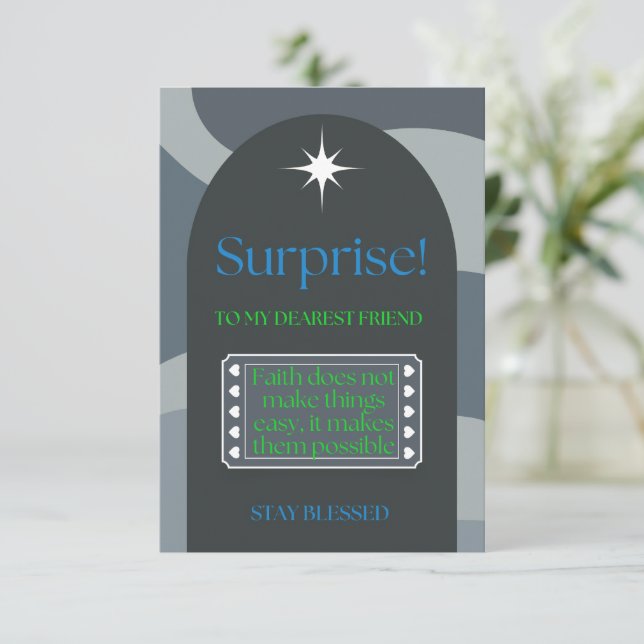 Faith Makes the Impossible Possible (Standing Front)