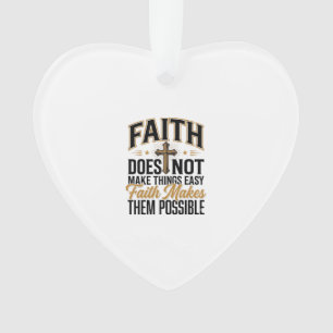 Faith Makes Them Possible Christian Typography Des Ornament