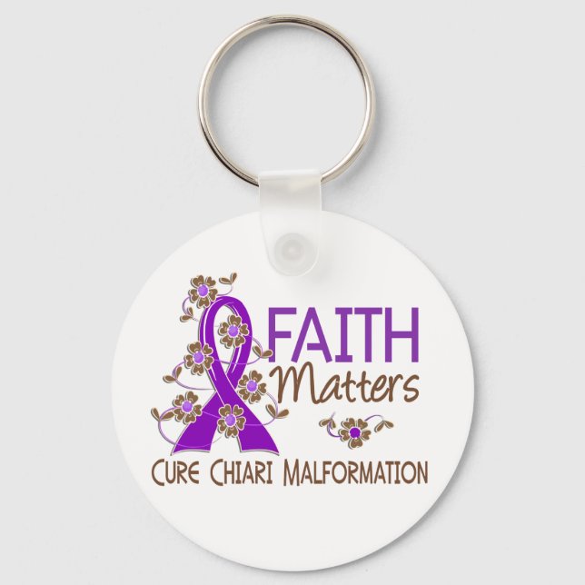Faith Matters 3 Chiari Malformation Key Ring (Front)