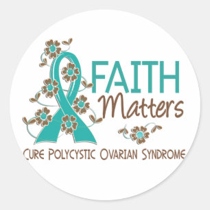 Faith Matters 3 PCOS Classic Round Sticker