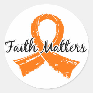 Faith Matters 5 Multiple Sclerosis Classic Round Sticker