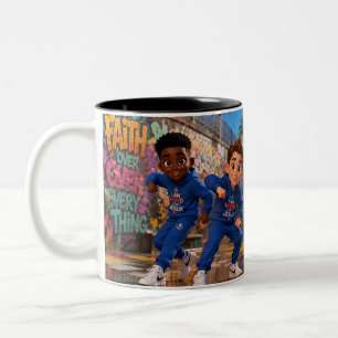 Faith over everything character mug
