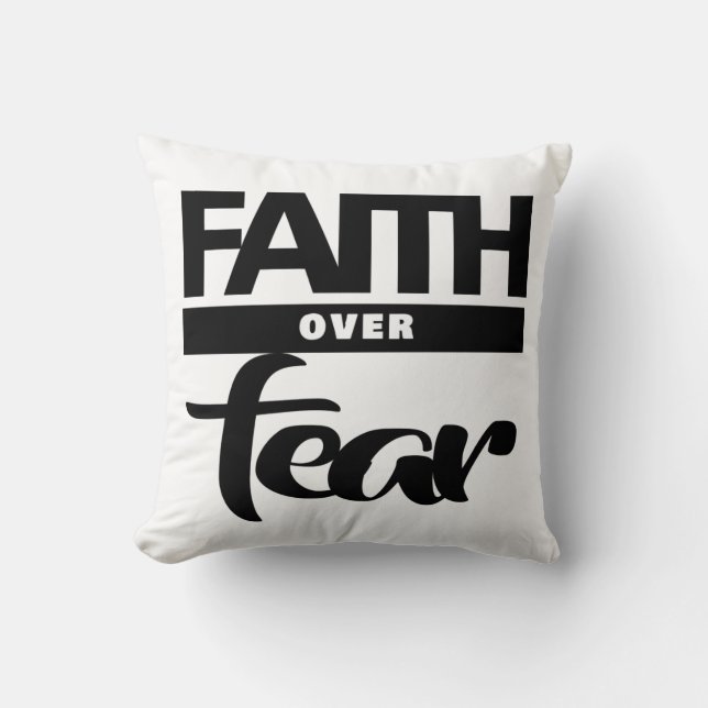 Faith Over Fea Cushion (Front)