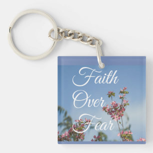 Faith over fear Acrylic Keychain