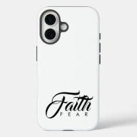 Faith Over Fear Black and White