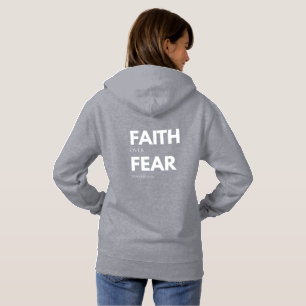Faith Over Fear – Christian Inspirational Design Hoodie