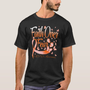 Faith Over Fear COPD Awareness Butterfly T-Shirt