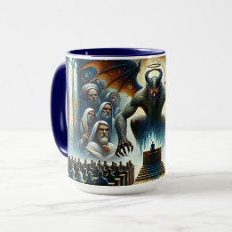 Faith Over Fear - Courtroom of Judgment Mug