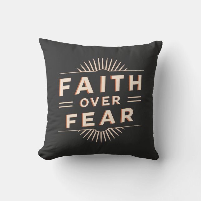 Faith Over Fear Cushion (Front)
