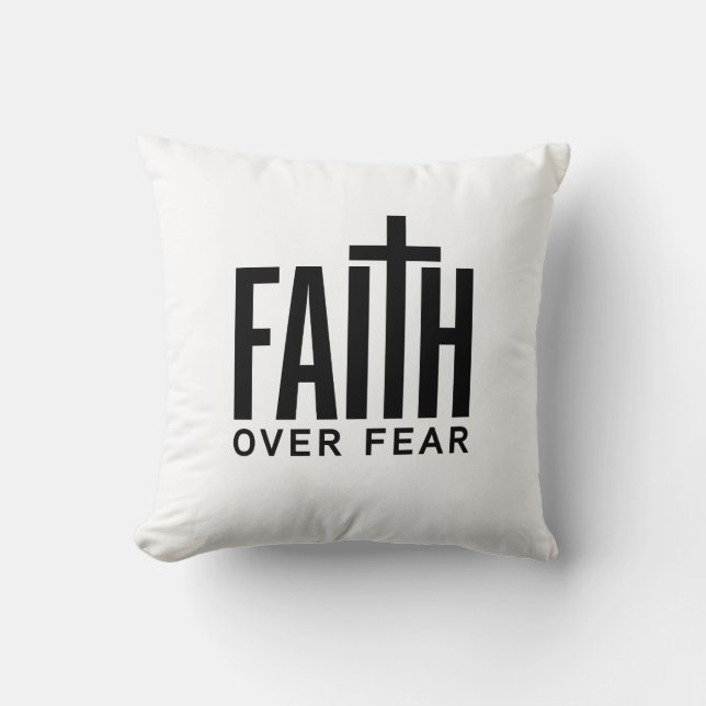 Faith Over Fear Cushion (Front)