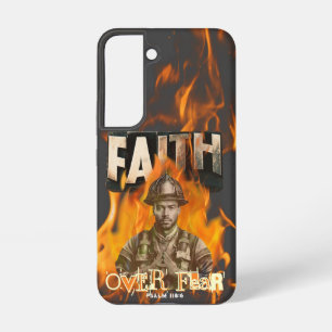 Faith Over Fear Firefighter Christian Samsung Galaxy Case