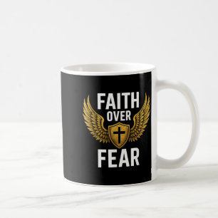 Faith Over Fear Gold  Coffee Mug