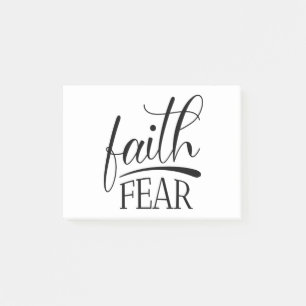 Faith Over Fear Gospel Graphics Famous Christian Post-it Notes