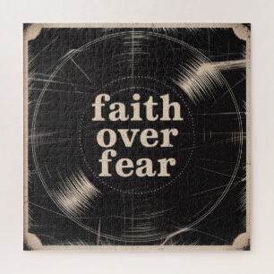 Faith Over Fear Jigsaw Puzzle