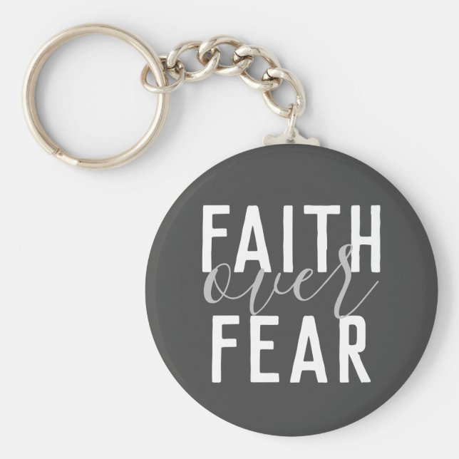 FAITH OVER FEAR | KEY RING (Front)