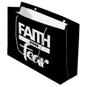 Faith Over Fear Large Gift Bag