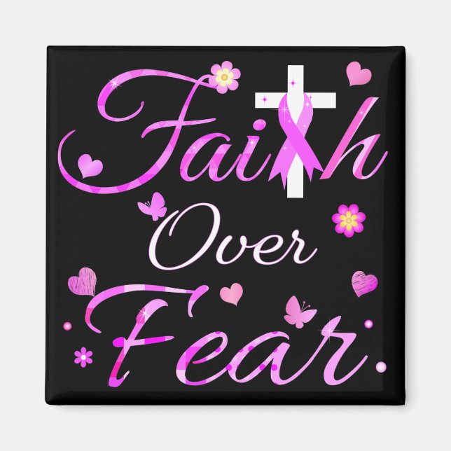 Faith Over Fear Magnet (Front)