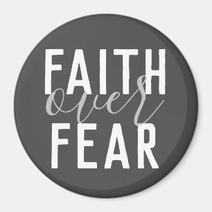 FAITH OVER FEAR   MAGNET