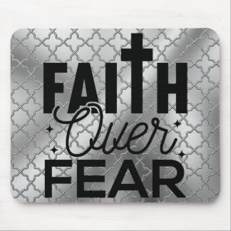 Faith Over Fear Metallica Mouse Pad