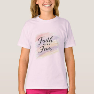 Faith Over Fear – Modern Christian Inspirational D T-Shirt