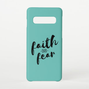 Faith Over Fear Modern Christian Samsung Galaxy Case