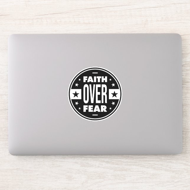 Faith Over Fear, motivational quote (Computer)