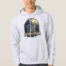 Faith Over Fear Mountain Isaiah 41:10 Hoodie