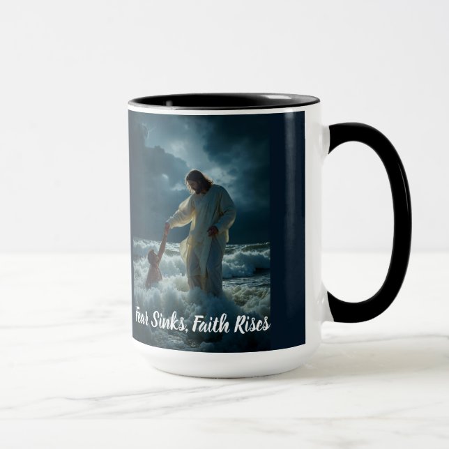 "Faith Over Fear" - Mug (Right)