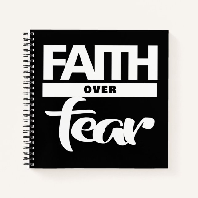 Faith Over Fear Notebook (Front)