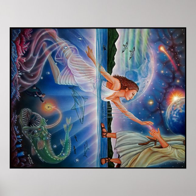 Faith over Fear Painting Poster (Front)