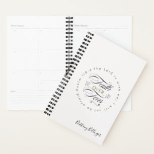 Faith Over Fear Personalised Bible Verse Planner
