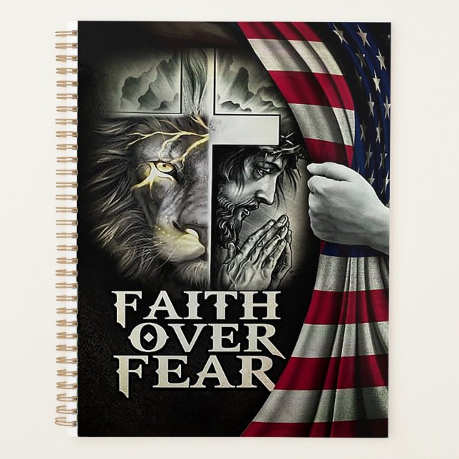 Faith over Fear. Planner (Front)