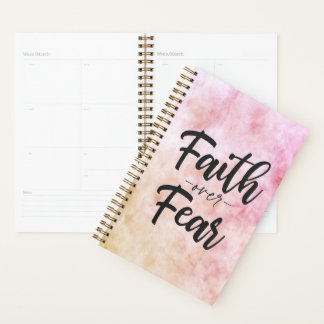 Faith Over Fear Planner