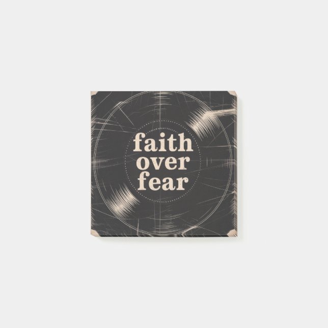 Faith Over Fear Post-it Notes (Front)