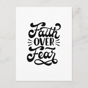 Faith Over Fear Postcard