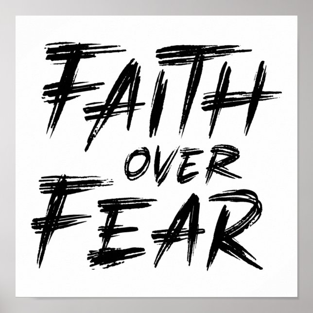 Faith Over Fear Poster (Front)