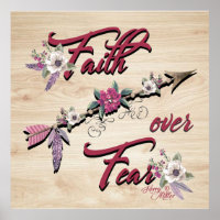 Faith Over Fear Poster