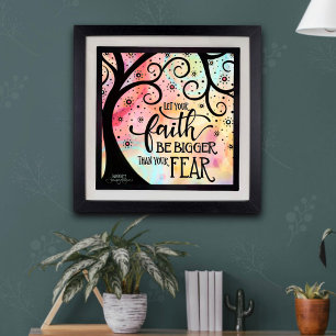 Faith over Fear Poster
