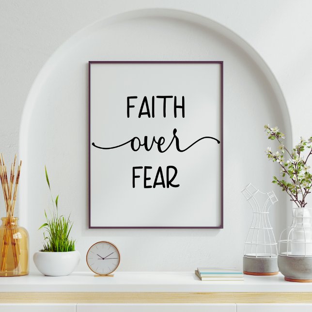Faith Over Fear Religious Poster (Creator Uploaded)