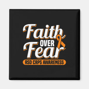 Faith Over Fear Rsd Crps Awareness  Magnet