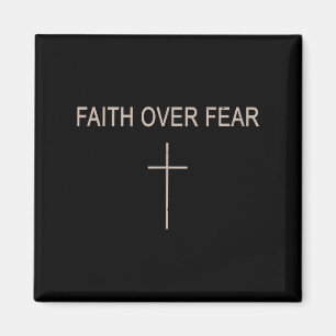 Faith Over Fear Subtle Christian Minimalist Religi Magnet