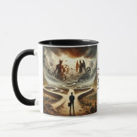 Faith Over Fear - Surreal Landscape Coffee Mug
