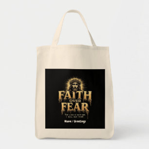 Faith Over Fear The Lord Is On My Side Tote Bag