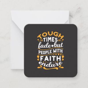 Faith Over Struggles – Motivational Religious Art Card