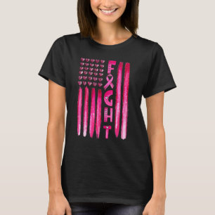 Faith Pink Ribbon And Heart Spread The Hope To Fig T-Shirt