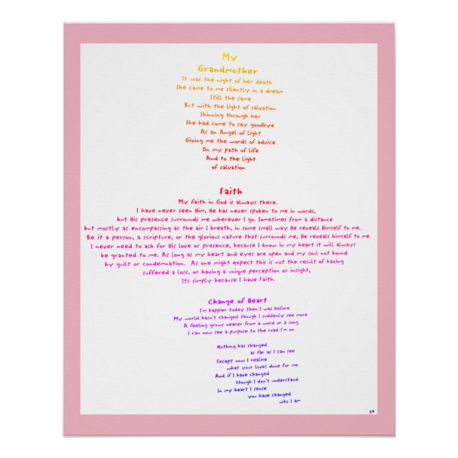 Faith Poster (Front)